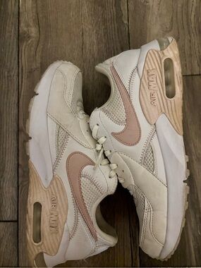 Nike Women’s Air Max Sneakers in White and Blush Pink